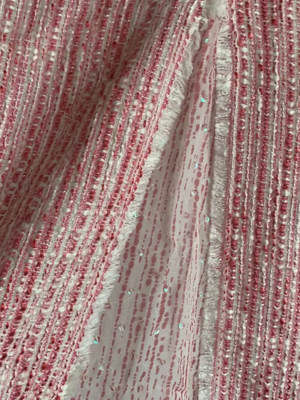 WD.NY Knee Length PINK SKIRT SIZE 8 91% ACRYLIC, 7% RAYON, 2% POLYESTER NWT - Picture 3 of 12
